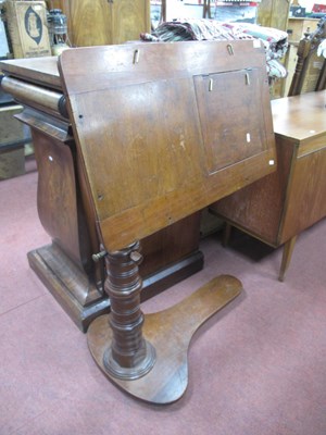 Lot 1598 - XIX Century Mahogany Bedside Adjustable...