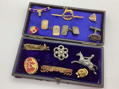 Lot 199 - A Vintage Kenart Horse and Jockey Brooch,...