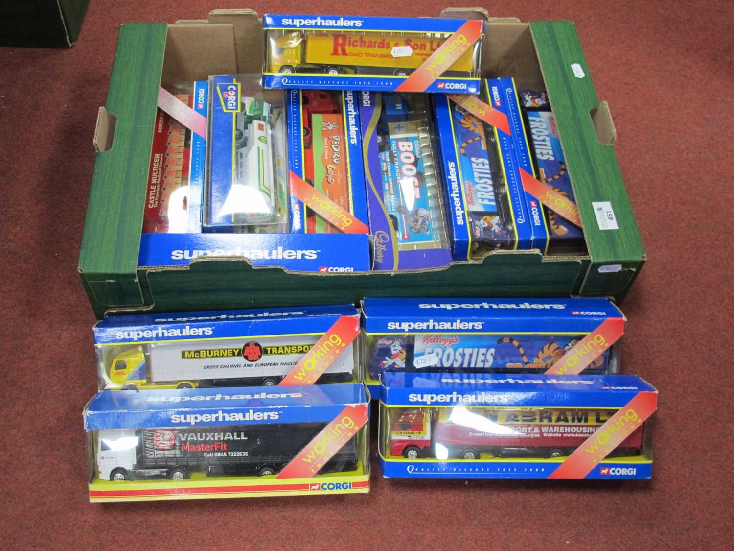 Lot 451 - Twelve Corgi Diecast Model Commercial Vehicles,...