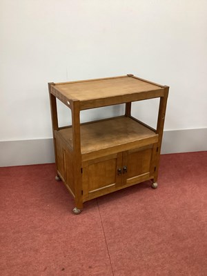 Lot 1505 - Alan 'Acornman' Grainger Oak Dinner Trolley,...