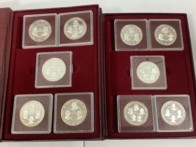 Lot 528 - Cayman Islands Silver Proof Kings Of England...