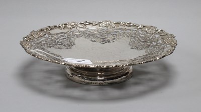 Lot 56 - A Decorative Hallmarked Silver Footed Dish,...