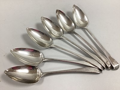 Lot 68 - A Matched Set of Six Hallmarked Silver Old...