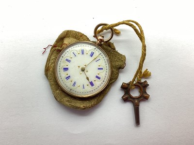 Lot 208 - A 9ct Gold Cased Openface Pocket Watch, the...