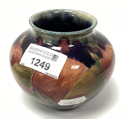 Lot 1249 - Moorcroft 'Pomegranate' Pattern Bulbous Shaped...