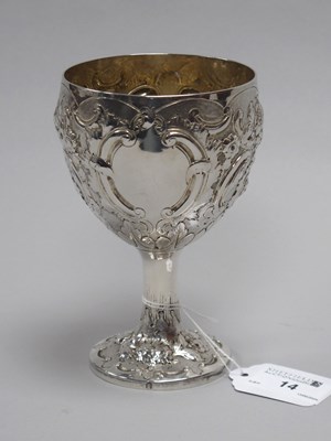 Lot 14 - A Highly Decorative Portuguese Goblet, allover...