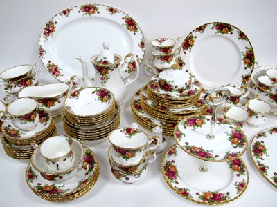 Lot 1008 - A Royal Albert 'Old Country Roses' Porcelain...