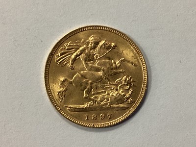 Lot 545 - 1897 Victoria Gold Half Sovereign.