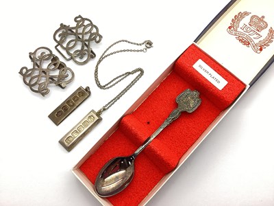 Lot 32 - Two Hallmarked Silver Ingot Pendant Necklaces,...