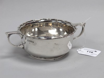 Lot 118 - A Hallmarked Silver Twin Handled Dish, CB&S,...