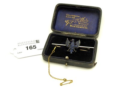 Lot 165 - A c.Early XX Century Sapphire Set Eagle Bar...