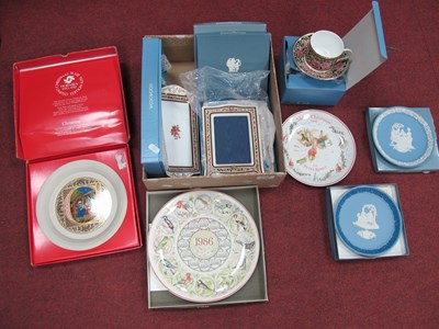 Lot 1200 - Wedgwood Powder Blue Jasper Plages 'Clio'...