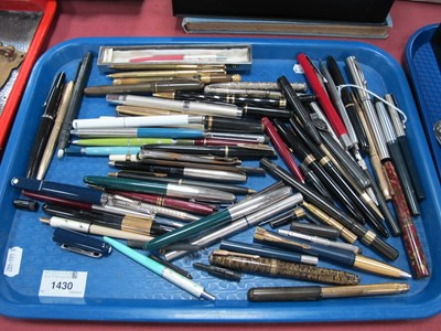 Lot 1430 - A large quantity of pens, some fountain,...