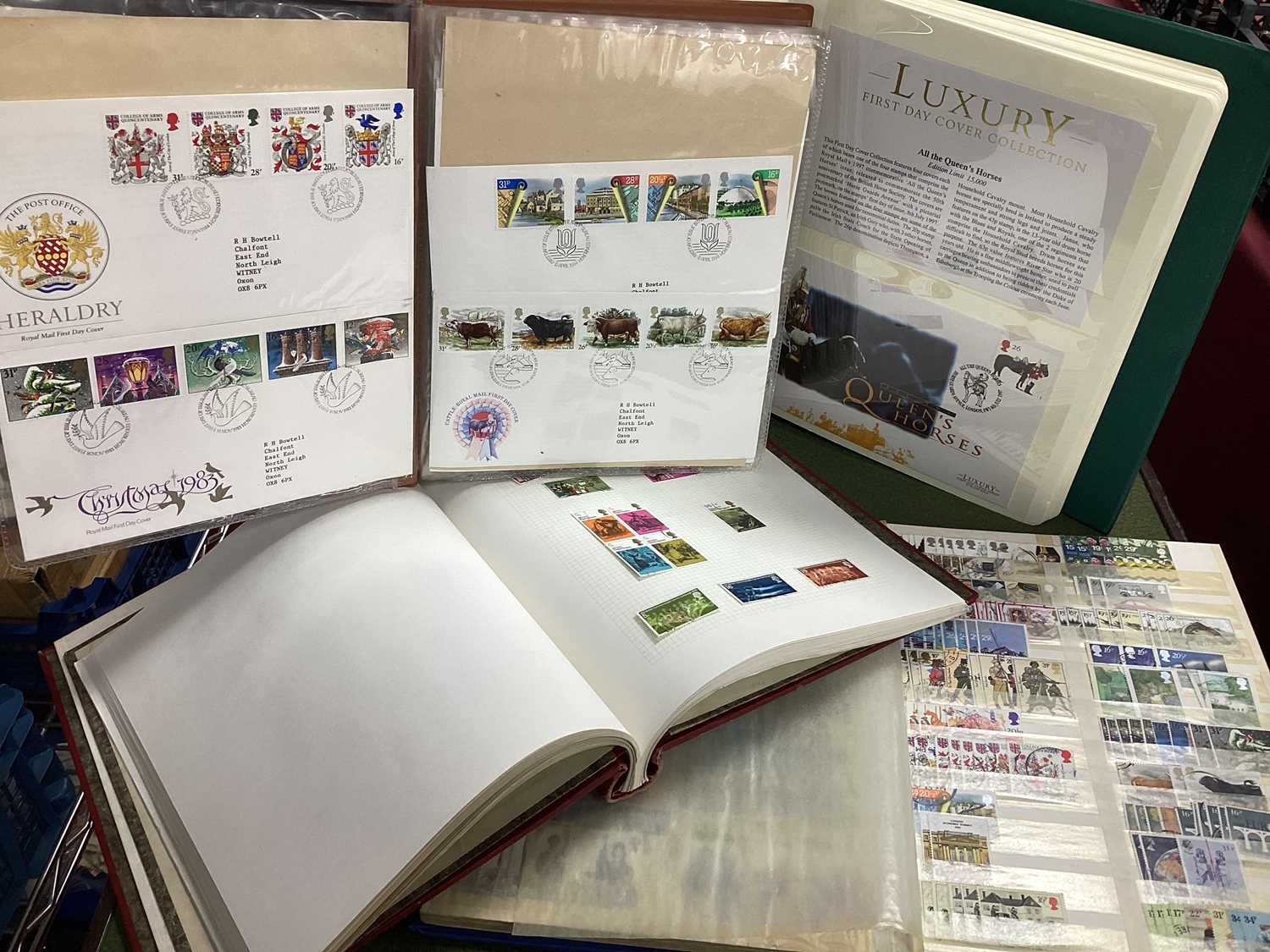 Lot 361 - G.B Stamp Collection, ranging from KGV to