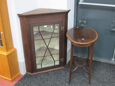 Lot 1547 - XIX Century Mahogany Corner Cupboard, with...