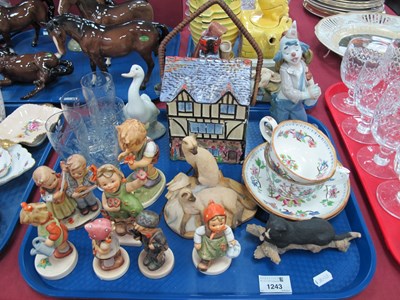 Lot 1243 - Hummel Figurines (x 7), Ye Olde Inn biscuit...