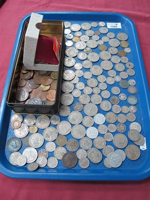 Lot 1336 - Coinage - mainly GB and nickel silver, some...