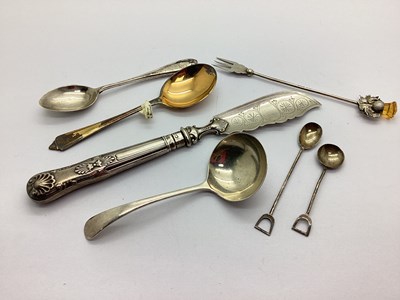 Lot 168 - A Collection of Hallmarked Silver Flatware, by...