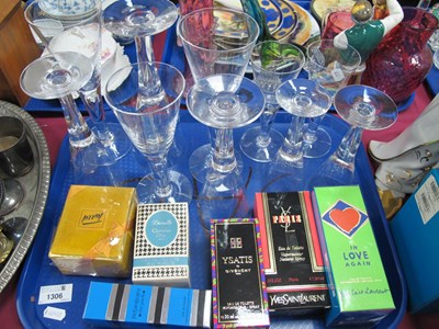 Lot 1306 - Ten Drinking Glasses, including Dartington,...