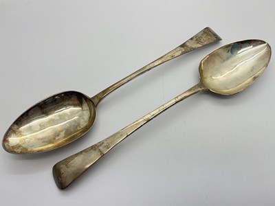 Lot 181 - A Pair of Georgian Hallmarked Silver Old...