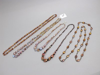 Lot 241 - A Collection of Vintage Foil Glass Bead...