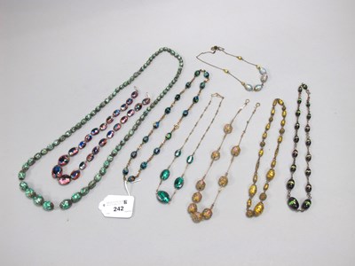 Lot 242 - A Collection of Vintage Foil Glass Bead...