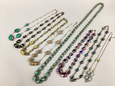 Lot 264 - A Collection of Vintage Foil Glass Bead...