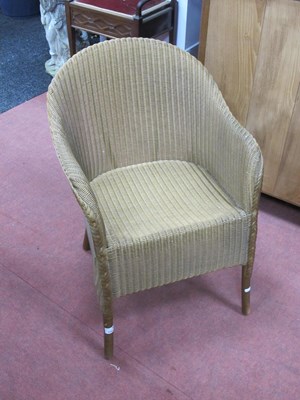 Lot 1584 - An Original 1930's Lloyd Loom 'Lusty' Armchair,...