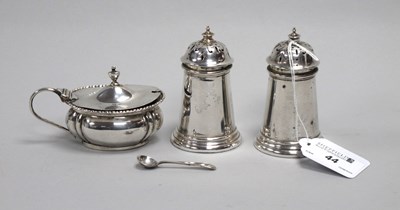 Lot 44 - A Pair of Hallmarked Silver Pepperettes,...