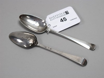 Lot 45 - A Pair of Georgian Part Hallmarked Silver...