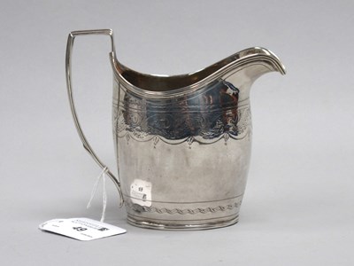 Lot 49 - A Hallmarked Silver Cream Jug, possibly Peter,...