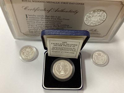 Lot 514 - Collection Of Four Silver Coins, including s...