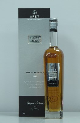 Lot 55 - Spey Single Malt Scotch Whisky Byron's Choice...