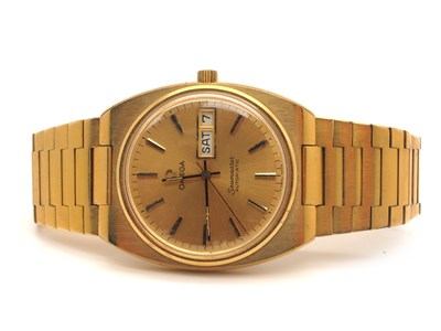 Lot 268 - Omega; A Gold Plated Seamaster Automatic...