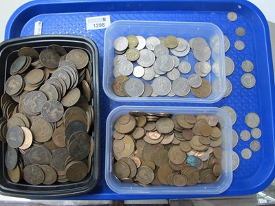 Lot 1298 - Large collection of GB an foreign coins,...