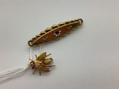 Lot 177 - A Victorian Style Dainty Insect Pin/Brooch,...