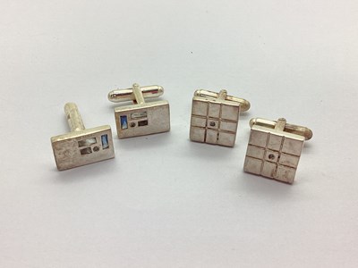 Lot 207 - A Pair of Modernist Style Cufflinks,...