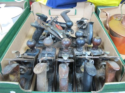 Lot 1018 - Woodworkers Planes - Bailey No 4 (x 6), Anant...