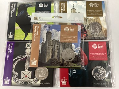 Lot 447 - Five Royal Mint Bunc Tower Of London...