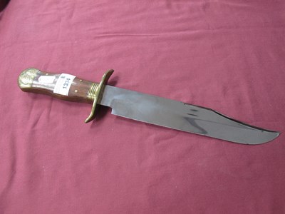 Lot 1334 - Bowie Knife. Venture (Sheffield) with brass...