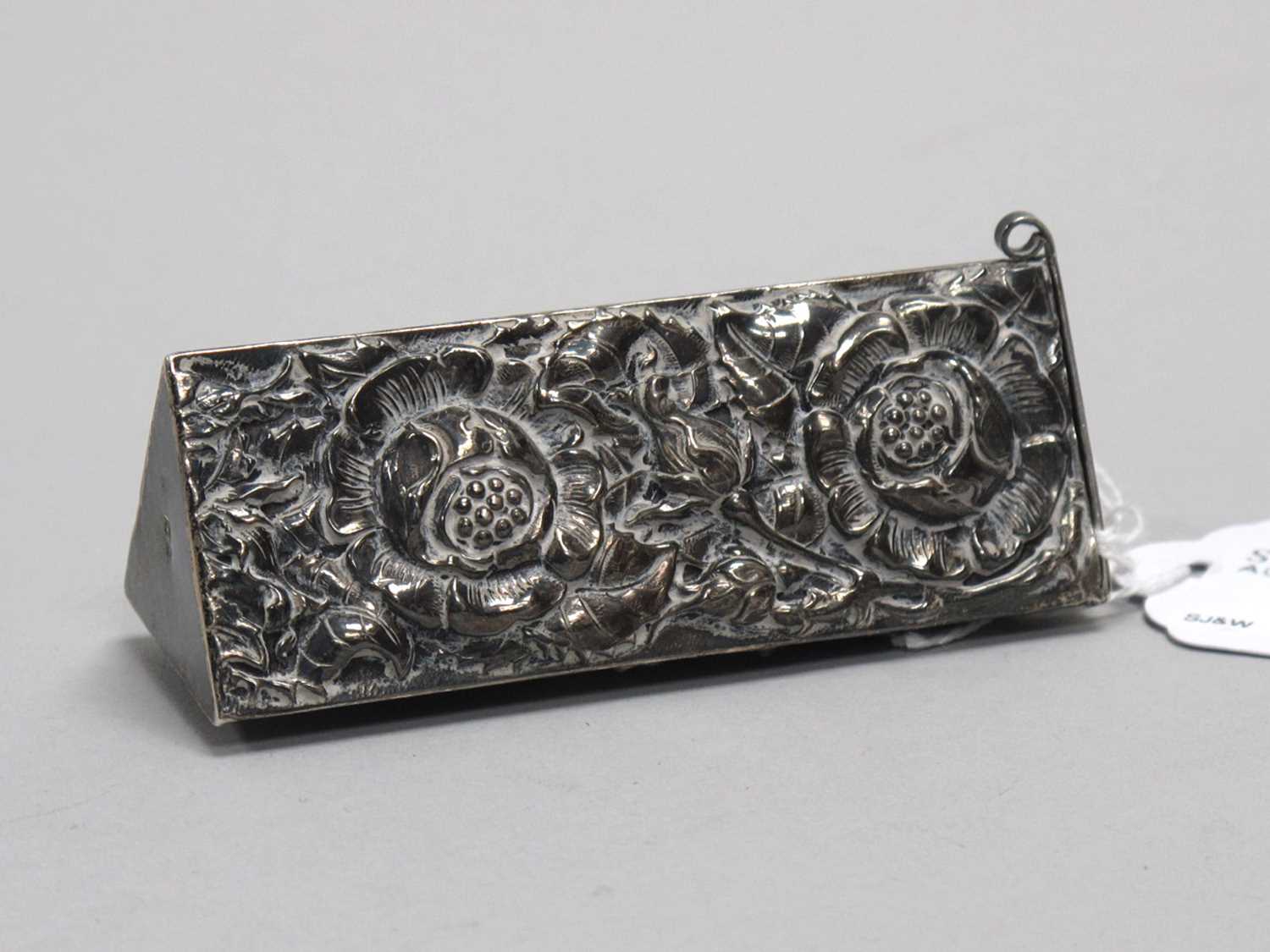 Lot 23 - A Tooth Pick Box, detailed in relief with