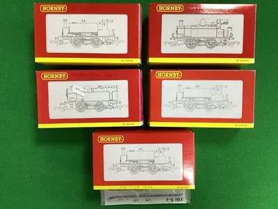 Lot 508 - Five Hornby (Ch) 'OO' Gauge/4mm Boxed 0-4-0...