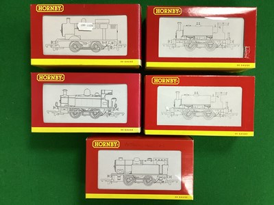 Lot 529 - Five Hornby (Ch) 'OO' Gauge/4mm Boxed 0-4-0...