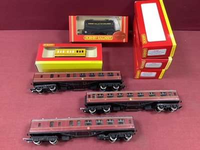 Lot 555 - Three Hornby 'OO' Gauge/4mm Unboxed MKI LMS...