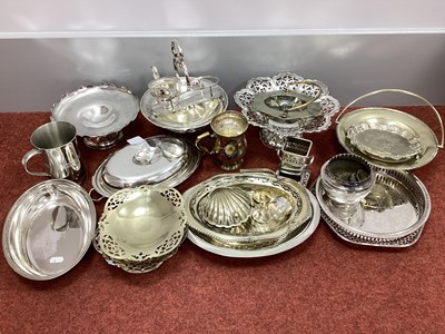 Lot 84 - A Collection of Assorted Plated Ware,...