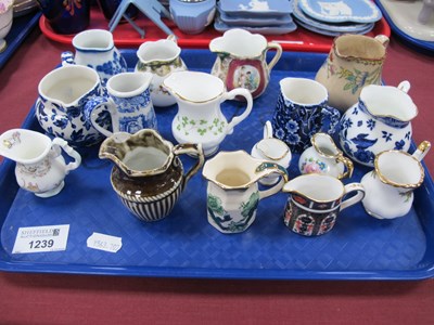 Lot 1239 - Ceramic Jugs, including Royal Crown Derby...