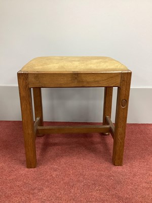 Lot 1537 - Alan 'Acornman' Grainger Oak Stool, with...