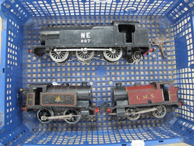 Lot 884 - Three Hornby and adapted O Gauge Electric,...