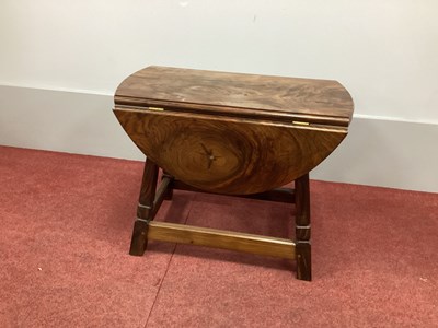 Lot 1493 - Alan 'Acornman' Grainger Walnut Drop Leaf...