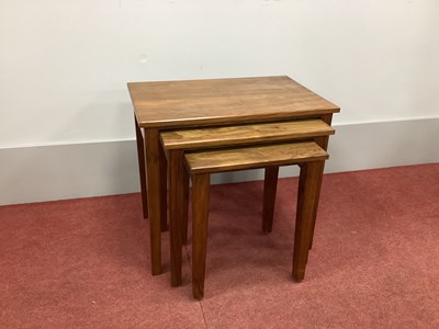 Lot 1523 - Alan 'Acornman' Grainger Walnut Nest of Tables,...